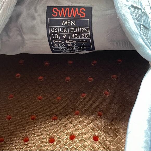 NEW Men’s Ice Blue SWIMS Woven Driver Loafers - Picture 9 of 9